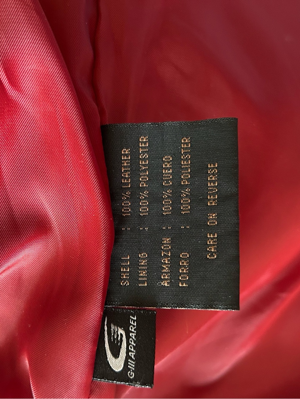 Vintage SIENA Genuine Red Leather Zip-Front Jacket - Size M - Picture 4 of 4